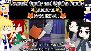 💫Uzumaki and Uchiha Family react to💫 (🐍SasuNaru🦊 edits)||GC||