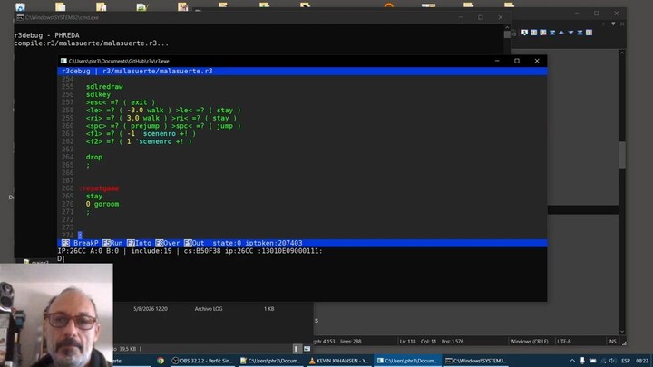 coding in r3forth - Mala suerte 4