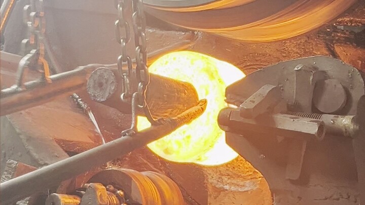 Inside the forging factory Steel Takes A Beating Before Becoming Stronger