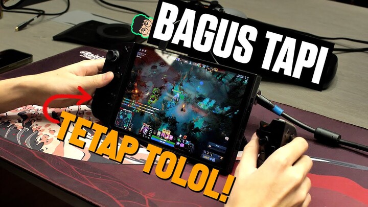 AKHIRNYA BISA MENANG MAIN DOTA DI PC HANDHELD!? - Lenovo Legion Go