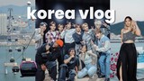 Working in Korea with K-pop idols, making music at studio, Busan | ✈️ Korea Vlog [Part 2]