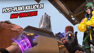 SPOT KENTANG POST-PLANT KILLJOY PALING SABI DI A SITE MAP FRACTURE! | Valorant Indonesia
