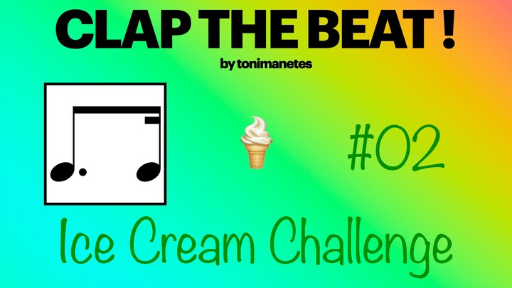 Dotted Eighth + Sixteenth Rhythm Play-Along 🍦 | Clap the Beat #02
