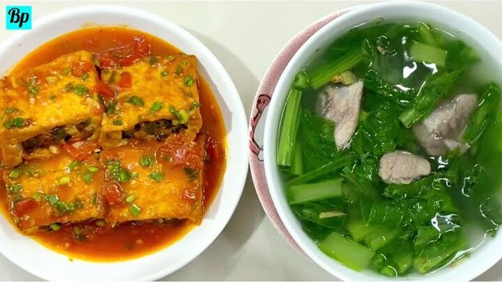 Đậu Hủ dồn thịt sốt cà