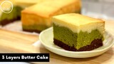 เค้กเนย 3 รส 3 Layers Butter Cake | Ann Made