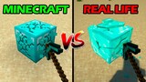 Minecraft physics vs real life physics