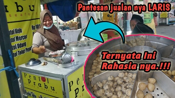 pentol Bakso PRABU, mantap banyak banget varian pentol nya.