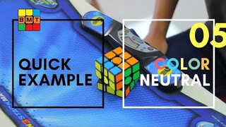 #5 Example solve Rubik 3x3 Color Neutral (Yellow Cross) || RUBIK BMT ft Tuấn Tỉnh Táo