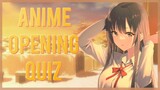 Anime Opening Quiz #2 (Full Versions) - 50 Openings