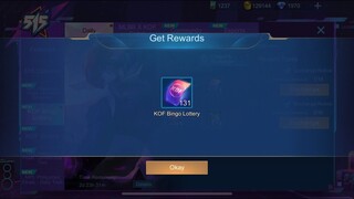 TRICK TO GET KOF BINGO TICKETS | FREE KOF SKIN MOBILE LEGENDS - NEW EVENT MOBILE LEGENDS
