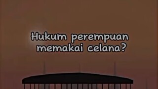 hukum perempuan memakai celana?