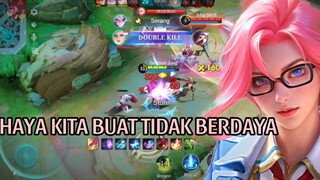HAYA KITA BUAT TIDAK BERDAYA :)