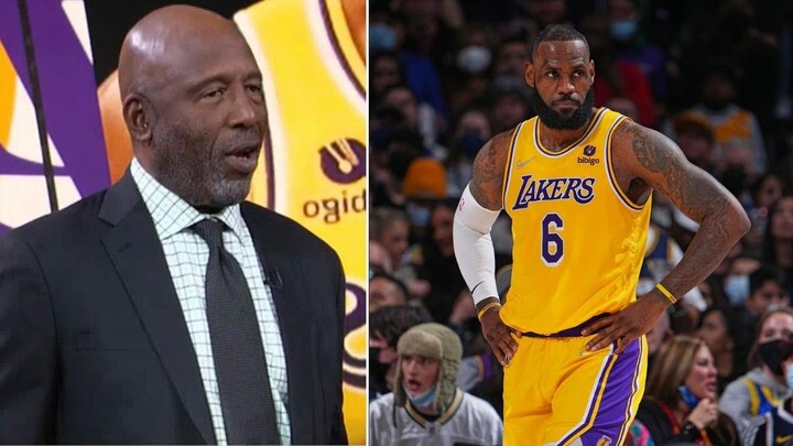 James Worthy reacts to Pelicans overcome a 23-point first half deficit to 116-108 win over Lakers