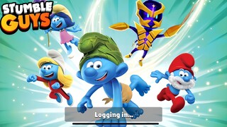 SKIN TERBARU! STUMBLE GUYS COLLAB BARENG SMURFS - STUMBLE GUYS