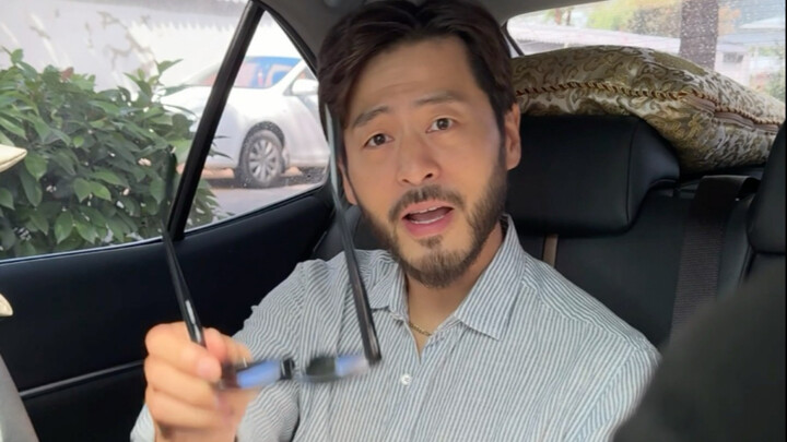 When you show up with a full beard to hail a cab