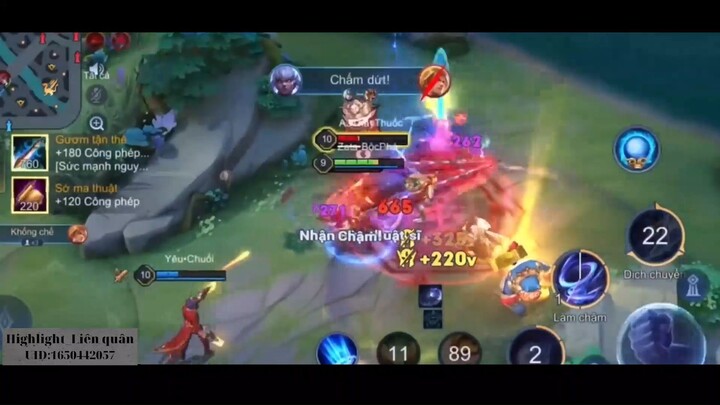 Kỹ năng như này khiến team bạn khóc thét #Gamehay