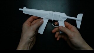 Go beyond your imagination! Machine guns can also be made of paper! You can do it too!