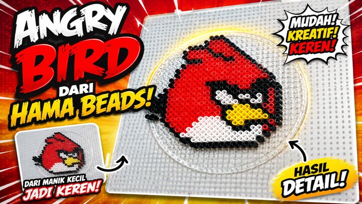 Kali ini Bikin Karakter dari Game Angry Bird versi Hama Beads🔥