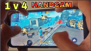 Realme narzo 20 pro free fire gameplay test 4 finger claw handcam m1887 onetap headshot 90HZ display