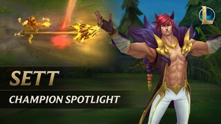 Sett Champion Spotlight | Gameplay - League of Legends