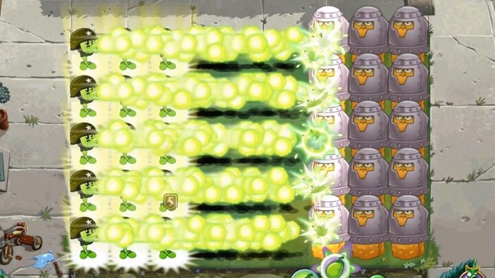 Đại chiêu của 15 cây trồng cấp max đối đầu với 15 Hạt Giáp Cứng cấp max (PVZ2)