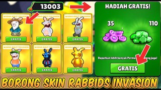 BELI SEMUA 6 SKIN RABBIDS INVASION GRATIS DAN CARA MENDAPATKAN 110 GEMS GRATIS - Stumble Guys