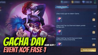 GACHA DAY ! event kof fase 1, tumben dapet skin luckybox