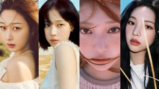 aespa's first batch of teaser photos featuring all four members! Such magnificent texture!