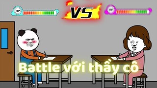 GẤU HÀI HƯỚC: Battle Với Thầy Cô #gauhaihuoc