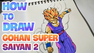 Drawing Gohan SSJ 2