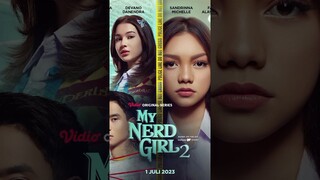 7 hari lagi my nerd giri 2 is Becak #mynerdgirl #sandrinna #nauraayu