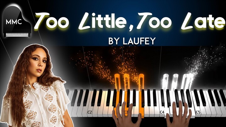 Too Little, Too Late by Laufey piano cover/tutorial + sheet music
