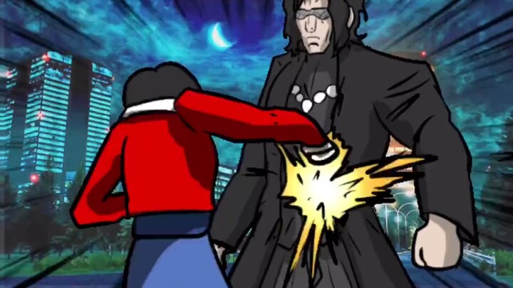 Two masters, cut him down the middle!