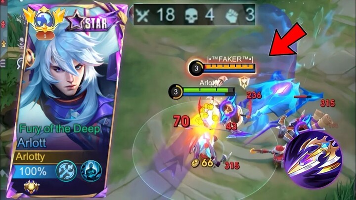 DO THIS MECHANIC TO WIN EARLY LANING PHASE!  ARLOTT PASSIVE ABUSE - MLBB