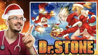 REAL Doctor reacts to DR STONE! Anime review | Christmas special