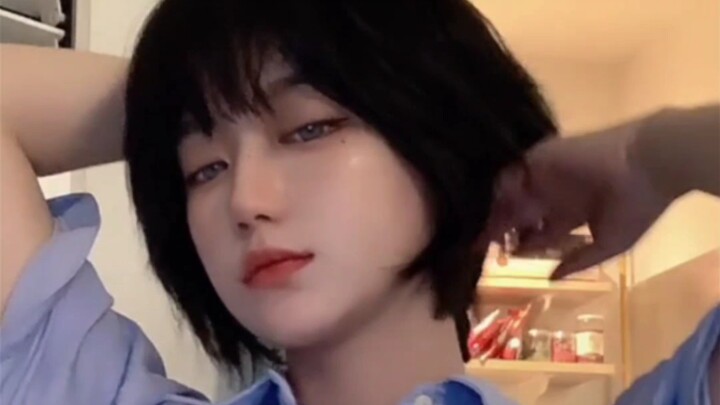 “All girls with short hair”