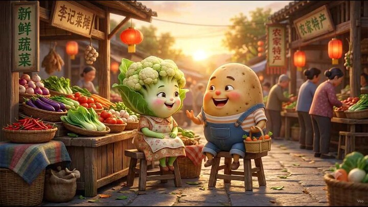 《土豆与花椰菜的甜蜜爱情》 ❤️