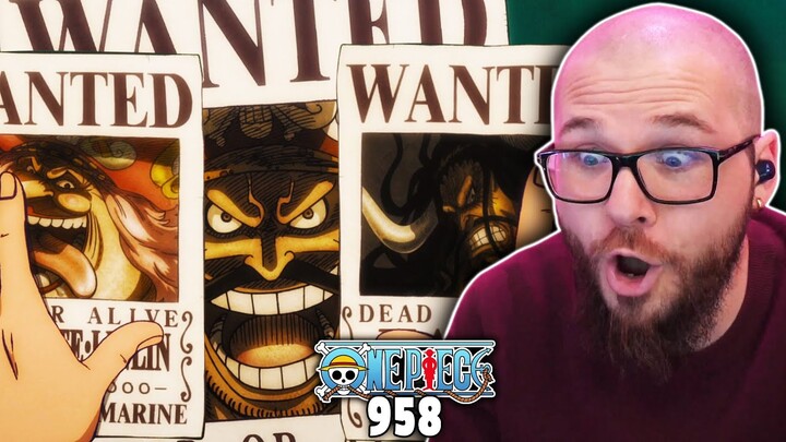 One Piece Episode 958 Reaction | NEW BOUNTIES!!!