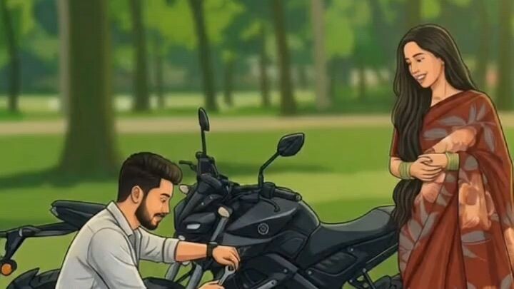 she and my bike 🤷