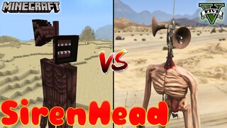 เปรตหัวลำโพง Minecraft VS GTA V Siren Head WOL!!! (เกรียน) | TTC