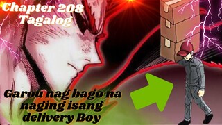 Chapter 208 One punch man Tagalog( spoilers web comic) Garou Naging mabuting tao