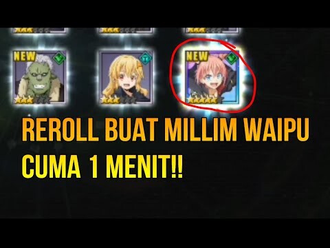 Cara REROLL di game SLIME: Isekai Memories! Cuma 1 menit aja