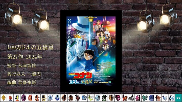 【2024ver.】《名侦探柯南》主旋律串烧（1-27）