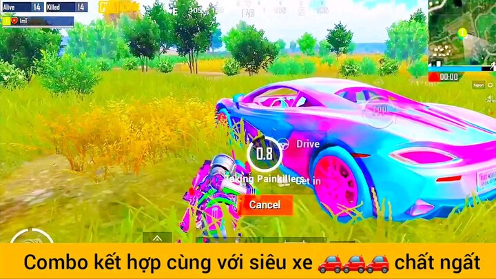 combo kết hợp cùng với siêu xe