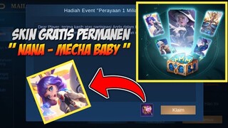 CARA DAPATKAN BOX SKIN NANA MECHA BABY GRATIS PERMANEN DI EVENT MOONTON | MOBILELEGENDS BANG BANG