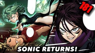 Sonic Joins The Battle and Gets DESTROYED By Tatsumaki! | One Punch Man Chapter 181