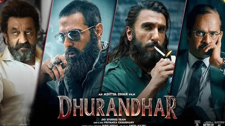 Dhurandhar 2025 Ranveer Singh, Akshaye Khanna, Sanjay Dutt, Arjun Rampal, R. Madhavan, Sara Arjun