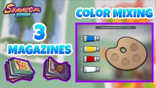 How to find 3 Magazines + Color Mixing - Summertime Saga (Miss Ross Quest)