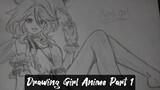 Drawing Girl Anime Part 1