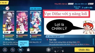 Honkai impact. Difac đau khổ với team loli, Việt Nam không có FBI đúng ko, tới luôn đê